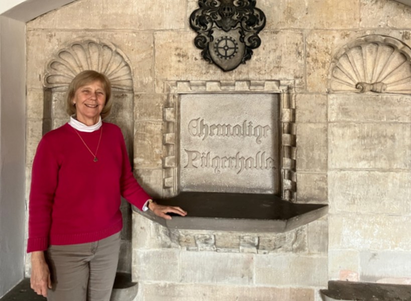 Christine von Klencke, Pilgerbeauftragte in Hämelschenburg Christine von Klencke, Pilgerbeauftragte in Hämelschenburg © Foto: Lippold von Klencke