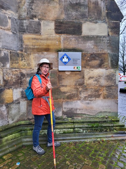 Gudrun Laqua, Pilgerbegleiterin und Regionalbeauftragte Nebenweg "Kloster Mariensee" Gudrun Laqua, Pilgerbegleiterin und Regionalbeauftragte Nebenweg "Kloster Mariensee" © Gudrun Laqua, Foto: Wilfried Laqua