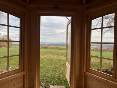 Blick aus der roten Kapelle&nbsp;&copy;&nbsp;Foto: Hubertus Menke